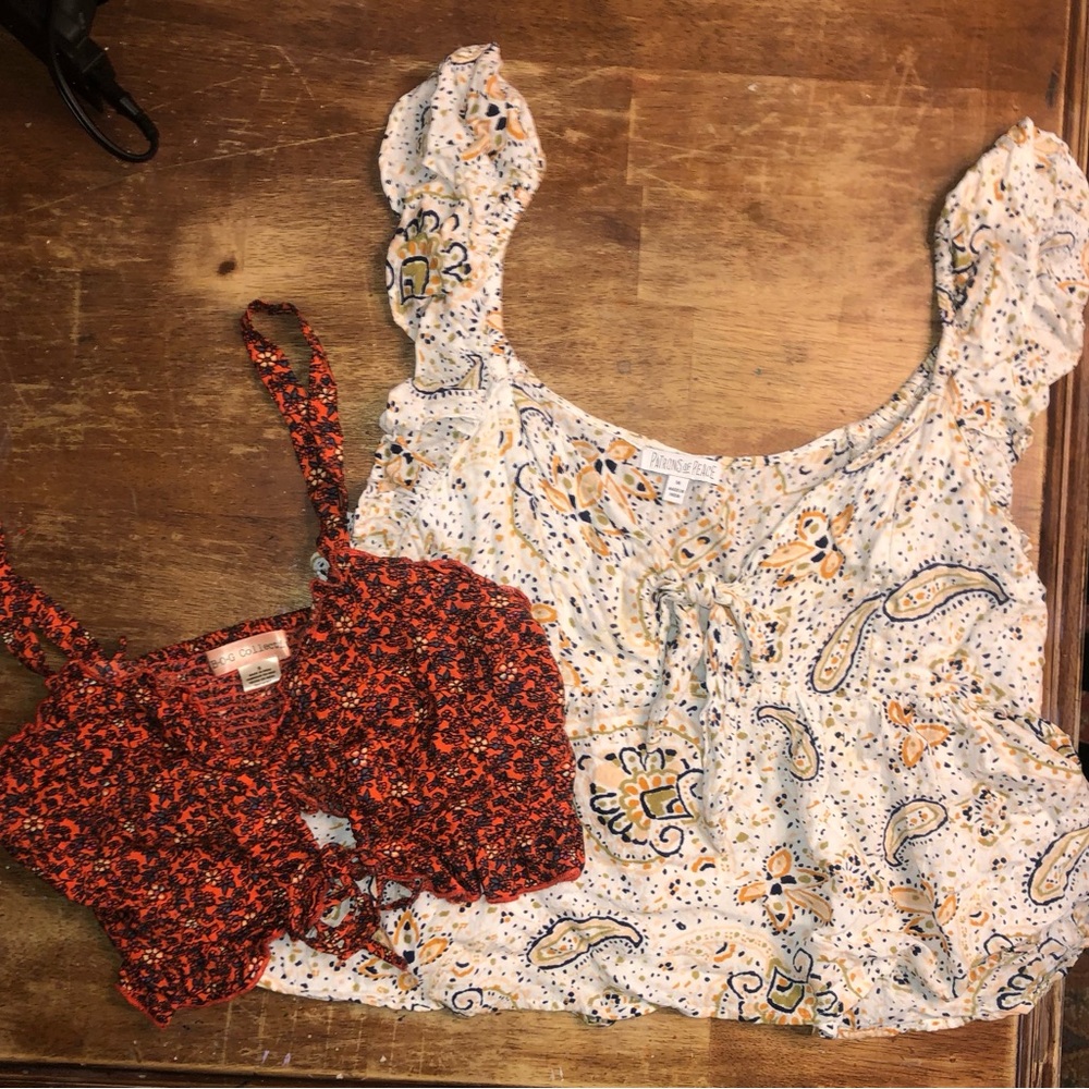 ‼️SOLD‼️ 2 Cute tops for the price of one!
